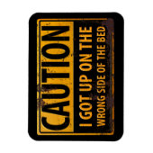 VORSICHT, dass ich auf der falschen Seite des Bett Magnet (Vertikal)