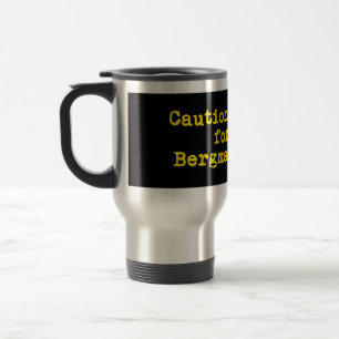 Vorsicht, dass ich für den Bergman-Bär gebremst ha Reisebecher