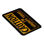 VORSICHT, dass ich heute gruselig bin - Gefahrensy Magnet (Rechte Seite)