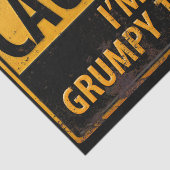 VORSICHT, dass ich heute gruselig bin - Metallgefa Seidenpapier (Ausschnitt)