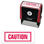 VORSICHT DES BÜROS AUF SELBSTINKENDE BRIEFMARKE PERMASTEMPEL (Beispiel)