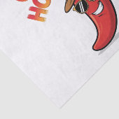 Vorsicht: Design der Hot-Stuff-Chilis - Fun-Pepper Seidenpapier (Ausschnitt)