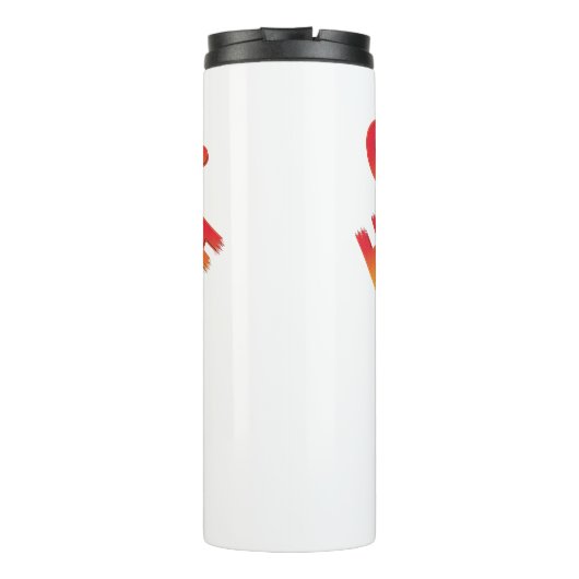 Vorsicht: Design der Hot-Stuff-Chilis - Fun-Pepper Thermosbecher (Rückseite)