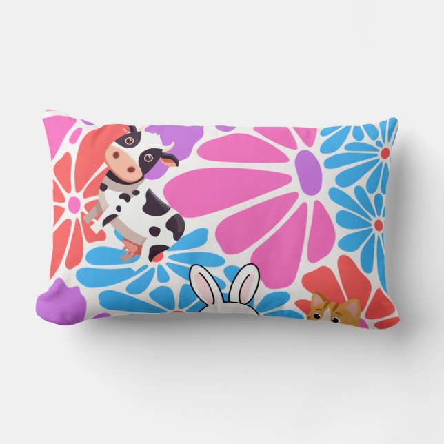 Vorsicht Design Lendenkissen (Vorderseite)