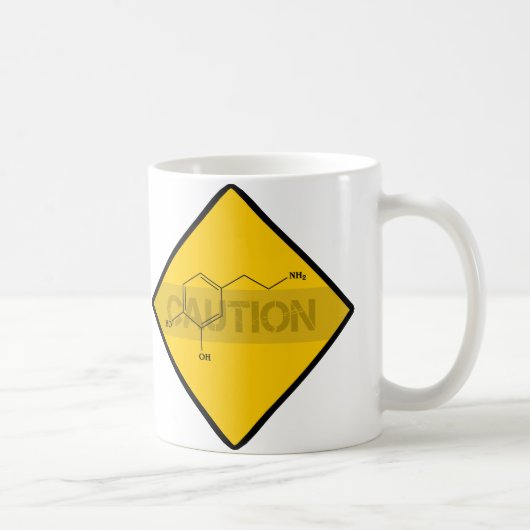 Vorsicht: Dopamin Kaffeetasse (Rechts)