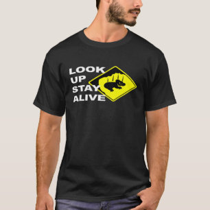Vorsicht: Drop Bears sehen Bleibe Alive Aussie auf T-Shirt