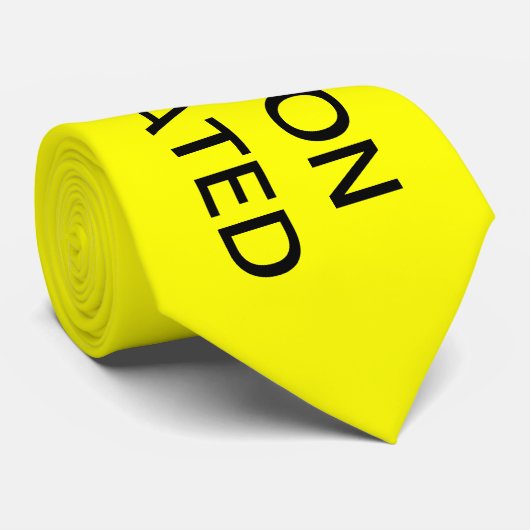 VORSICHT ERZOGEN KRAWATTE (Gerollt)