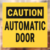 Vorsicht Fensteraufkleber (Blatt 2)