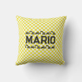 Vorsicht! Funny First Birthday Party Einladung Kissen (Rückseite)