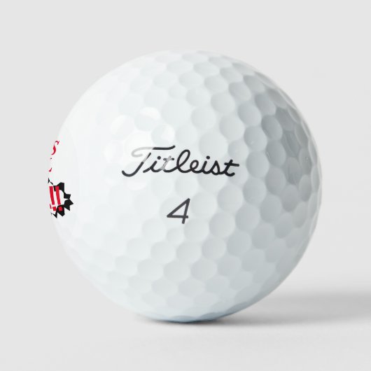 Vorsicht! Funny personalisiert Titleim Golf Bälle  (Logo)