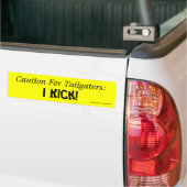 Vorsicht für Schneider:, ich Kick! Autoaufkleber (Auf Lkw)