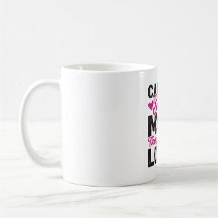 Vorsicht Fußballmutter Lautes Vintage-Shirt-Design Kaffeetasse