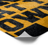 Vorsicht geben Sie bei Ihrem eigenen Risiko an Poster (Ecke)