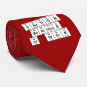 Vorsicht GeNiUuuS an WErK Krawatte (Gerollt)