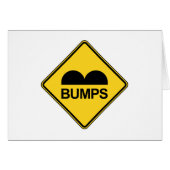 Vorsicht Geschwindigkeit Bumps Funny Traffic Sign  (Vorderseite (Horizontal))