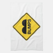 Vorsicht Geschwindigkeit Schlaglöcher Funny Traffi Geschirrtuch (Vertikal)