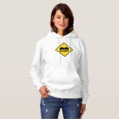 Vorsicht Geschwindigkeit Schlaglöcher Funny Traffi Hoodie (Vorne ganz)