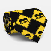 Vorsicht Geschwindigkeit Schlaglöcher Funny Traffi Krawatte (Gerollt)