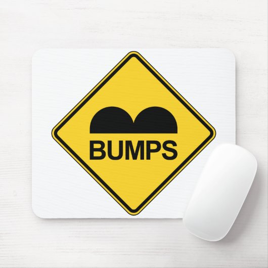 Vorsicht Geschwindigkeit Schlaglöcher Funny Traffi Mousepad (Mit Mouse)