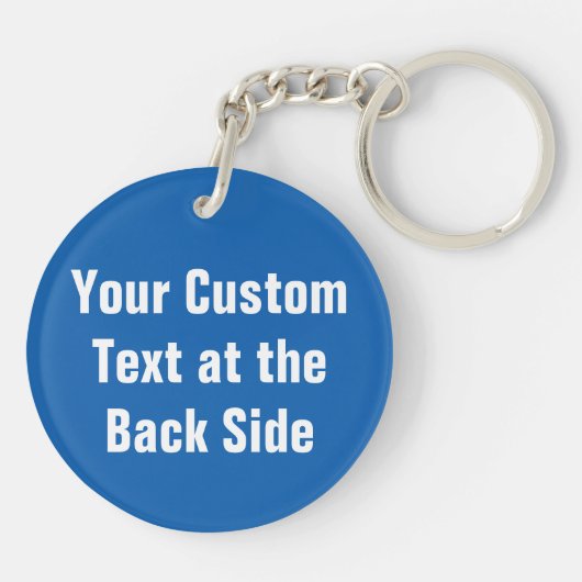 Vorsicht griechischer Temper-Schlüsselanhänger Schlüsselanhänger (Rückseite)