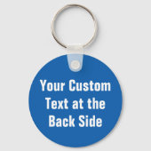 Vorsicht griechischer Temper-Schlüsselanhänger Schlüsselanhänger (Rückseite)