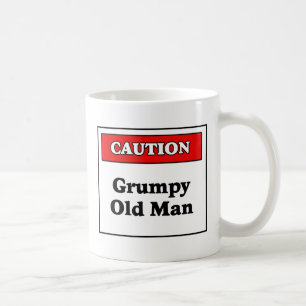 Vorsicht Grumpy Old Man Kaffeetasse