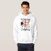 Vorsicht Halloween Hoodie (Vorne ganz)