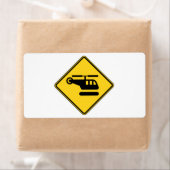 Vorsicht Helicopter-Zeichen (Insitu)