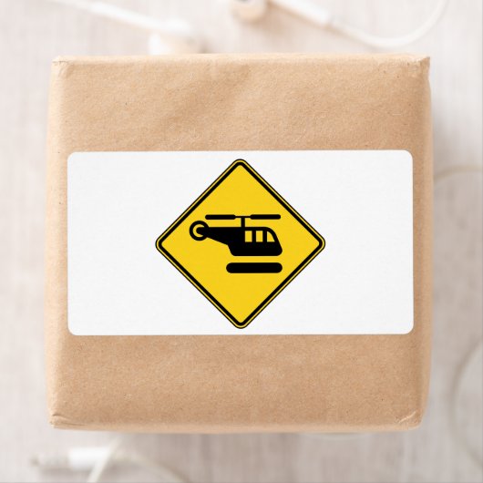 Vorsicht Helicopter-Zeichen (Insitu)