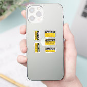 Vorsicht Helmet Stiker Packs Aufkleber (Telefon)