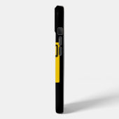 Vorsicht: Hochgradig von Sarcasm - ein MisterP-Fal Case-Mate iPhone Hülle (Rückseite / Links)