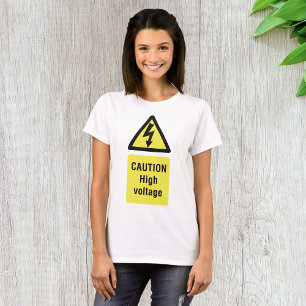 Vorsicht hohe Spannung T-Shirt