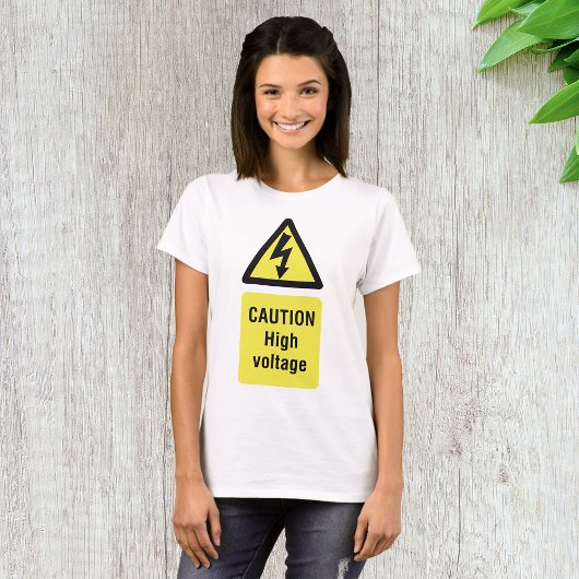 Vorsicht hohe Spannung T-Shirt