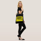Vorsicht, hohes Wartungs-Zeichen Tasche (Am Model)