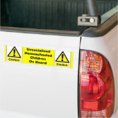Vorsicht Homeschooled Kinder Autoaufkleber (Auf Lkw)