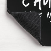 Vorsicht, ich habe kein filtrierendes Zitat Mousepad (Ecke)