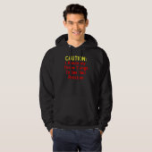 Vorsicht Ich Werfe Gegenstände Hoodie (Vorne ganz)