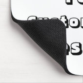 Vorsicht - Ihr eigener Text kommt hier! Mousepad (Ecke)