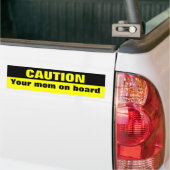 Vorsicht, Ihre Mamma an Bord Autoaufkleber (Auf Lkw)