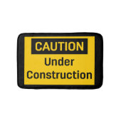 VORSICHT im Bau Badematte (Vorderseite)