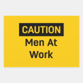 VORSICHT IM BAU GESCHENKPAPIER SET (Vorderseite 3)