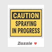 Vorsicht in der Praxis Aufkleber (Blatt)