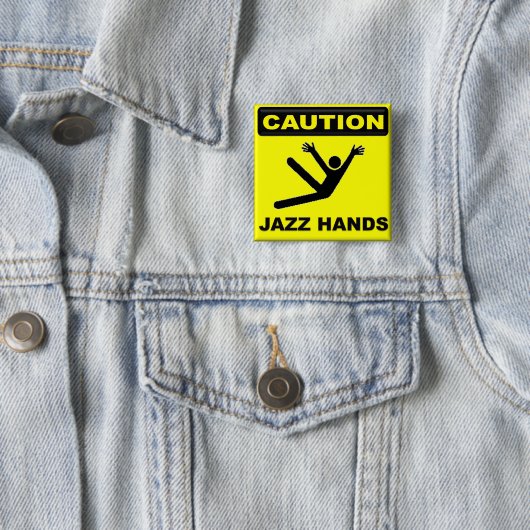 Vorsicht-Jazz-Hände Button (Beispiel)