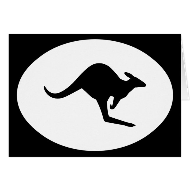 Vorsicht Kangaroo (Vorderseite (Horizontal))