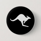 Vorsicht Kangaroo Button (Vorderseite)