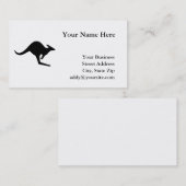 Vorsicht Kangaroo Visitenkarte (Vorne/Hinten)