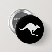 Vorsicht Känguru Button (Vorne & Hinten)