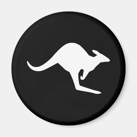 Vorsicht Känguru Magnet (Vorne)