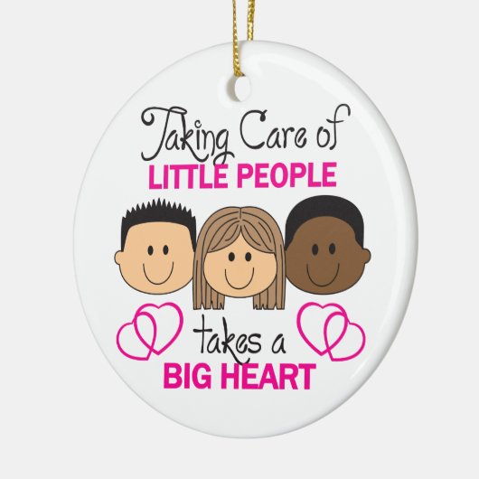 Vorsicht Keramik Ornament (Links)