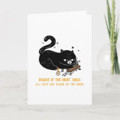 Vorsicht, Kind, alle Katzen sind schwarz Karte (Vorderseite)